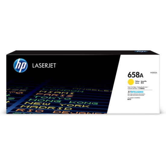HP 658A Yellow Original LaserJet Toner Cartridge HP 658A Yellow Original LaserJet Toner Cartridge