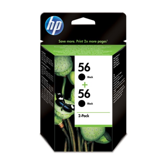 HP INK CARTRIDGE 56 TWIN PACK HP INK CARTRIDGE 56 TWIN PACK
