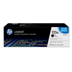 HP 125A 2-pack Black Original LaserJet Toner Cartridges HP 125A 2-pack Black Original LaserJet Toner Cartridges