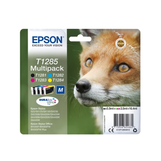Epson Fox T1281 DURABrite Ultra Single Black Ink