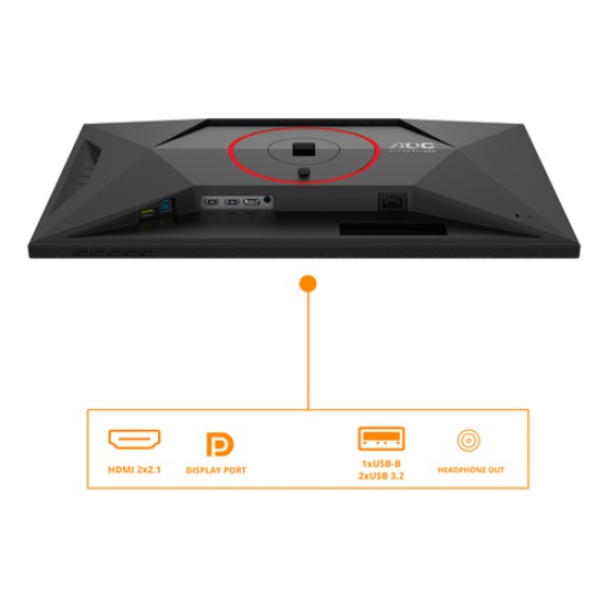 AOC G4 U27G4R computer monitor 68.6 cm (27\") 3840 x 2160 pixels 4K Ultra HD LED Black, Red AOC G4 U27G4R computer monitor 68.6 cm (27\") 3840 x 2160 pixels 4K Ultra HD LED Black, Red