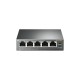 TP-LINK SWITCH 5PORTS 10/100 LAN PORTS, 4 X PoE+, 67W, UNMANAGED, DESKTOP