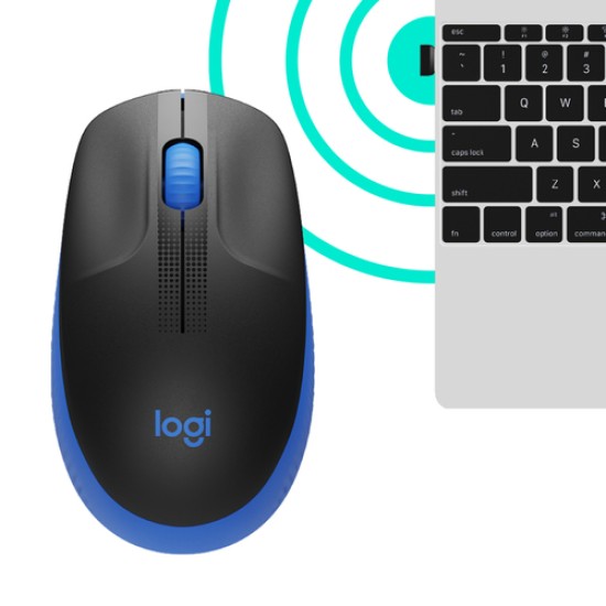 LOGITECH MOUSE WIRELESS M190 BLUE (910-005907) LOGITECH MOUSE WIRELESS M190 BLUE (910-005907)