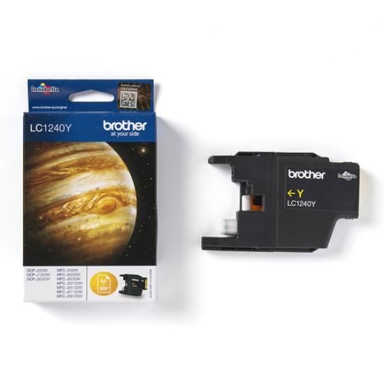 BROTHER Ink Cartridge LC1240Y