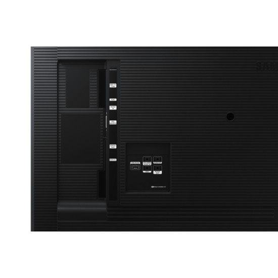 Samsung QB43R Digital signage flat panel 109.2 cm (43\") LED Wi-Fi 350 cd/m² 4K Ultra HD Black Built-in processor Tizen 4.0 16/7