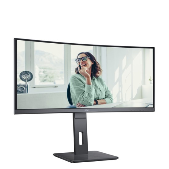 AOC CU34P3CV computer monitor 86.4 cm (34\") 3440 x 1440 pixels UltraWide Quad HD LED Black AOC CU34P3CV computer monitor 86.4 cm (34\") 3440 x 1440 pixels UltraWide Quad HD LED Black