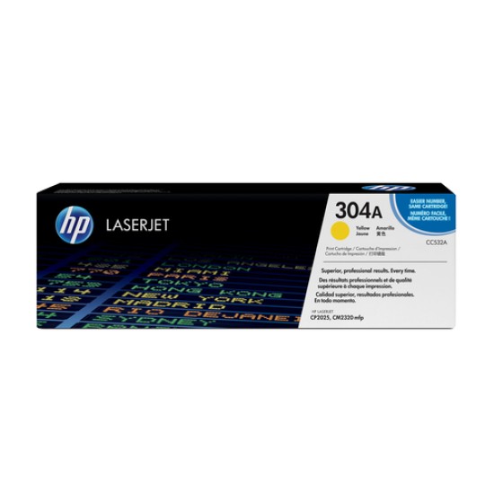 HP 304A Yellow Original LaserJet Toner Cartridge HP 304A Yellow Original LaserJet Toner Cartridge