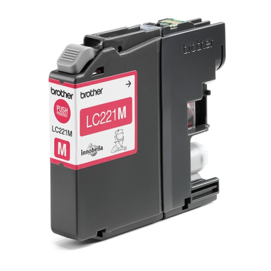 BROTHER INK CARTRIDGE LC221 MAGENTA  MCFJ 460/480/485/680/880 &amp;amp;amp; DCP562
