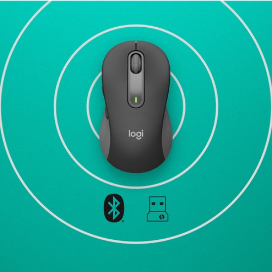 LOGITECH BLUETOOTH LARGE MOUSE SIGNATURE M650 BLACK (910-006236)