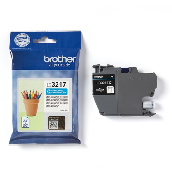 BROTHER INK CARTRIDGE LC3217 CYAN FOR MFC6930DW BROTHER INK CARTRIDGE LC3217 CYAN FOR MFC6930DW