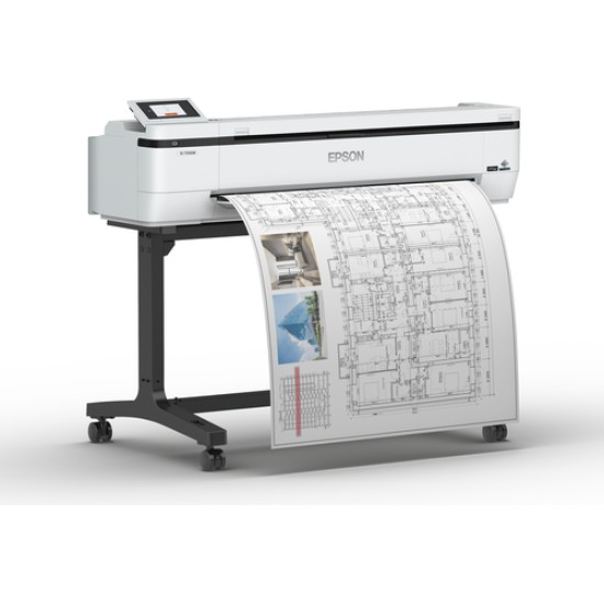 EPSON PLOTTER 36 SURECOLOR SC-T5100M, A0 MFP, WITH STAND, 31 SEC/PAGE ON A1, 2400X1200 DPI, 1 GB RAM, CUTTER, TOUCH SCREEN, 4 INKS, USB, LAN, WIFI, WIFI DIRECT, 2YW