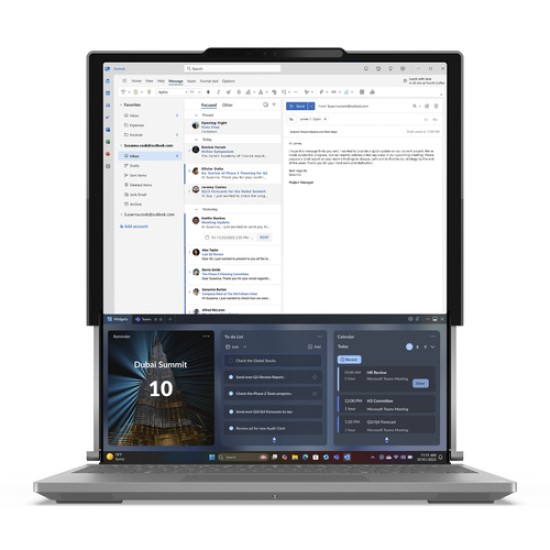 Lenovo ThinkBook Plus G6 Rollable Copilot+ PC Intel Core Ultra 7 258V Laptop 42.4 cm (16.7\") 32 GB LPDDR5x-SDRAM 1 TB SSD Wi-Fi 7 (802.11be) Windows 11 Pro English Grey