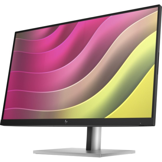 HP MONITOR 23.8, E24t G5 BUSINESS, E, IPS, FHD 1920 X 1080 TOUCH, 5MS, 300 NITS, ANTIGLARE, EYE EASE, HEIGHT ADJUSTABLE, PIVOT, SWIVEL, TILT, 4 X USB TYPE-A, USB TYPE-B, HDMI, DISPLAY PORT, 3YW, BLACK/SILVER
