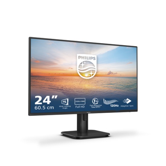 Philips 1000 series 24E1N1100A/00 computer monitor 60.5 cm (23.8\") 1920 x 1080 pixels Full HD LCD Black Philips 1000 series 24E1N1100A/00 computer monitor 60.5 cm (23.8\") 1920 x 1080 pixels Full HD LCD Black