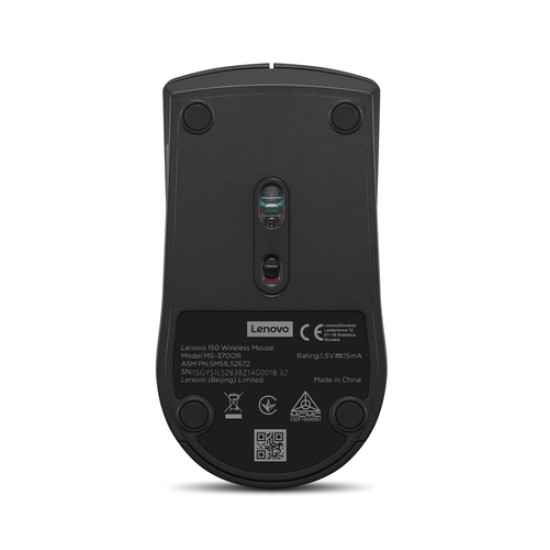 Lenovo 150 mouse Office Ambidextrous RF Wireless Optical 1000 DPI