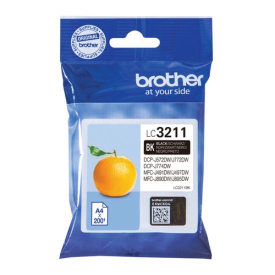 BROTHER INK CARTRIDGE LC3211 BLACK BROTHER INK CARTRIDGE LC3211 BLACK