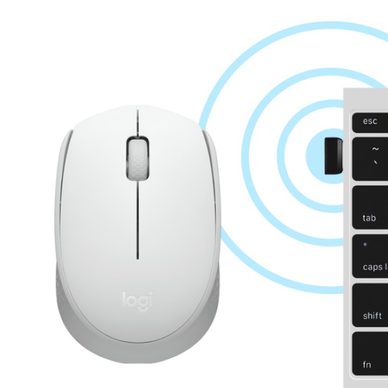 LOGITECH MOUSE WIRELESS M171 OFF-WHITE ( 910-006867 )