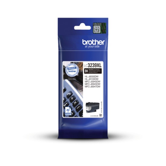 BROTHER INK CARTRIDGE LC3239XL BLACK (6000 pages)