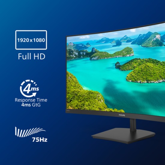 Philips E Line 241E1SC/00 computer monitor 59.9 cm (23.6\") 1920 x 1080 pixels Full HD LED Black Philips E Line 241E1SC/00 computer monitor 59.9 cm (23.6\") 1920 x 1080 pixels Full HD LED Black