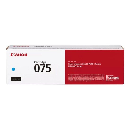 Canon 075 toner cartridge 1 pc(s) Original Cyan Canon 075 toner cartridge 1 pc(s) Original Cyan