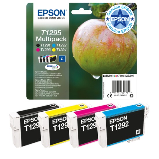 Epson Apple T1295 DURABrite Ultra Multipack 4-colours Ink