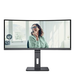 AOC CU34P3CV computer monitor 86.4 cm (34\") 3440 x 1440 pixels UltraWide Quad HD LED Black AOC CU34P3CV computer monitor 86.4 cm (34\") 3440 x 1440 pixels UltraWide Quad HD LED Black