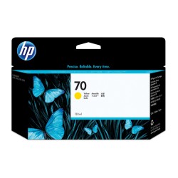 HP 70 130-ml Yellow DesignJet Ink Cartridge HP 70 130-ml Yellow DesignJet Ink Cartridge
