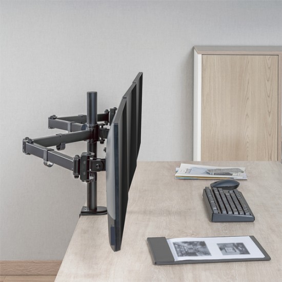LogiLink BP0173 monitor mount / stand 68.6 cm (27\") Desk Black LogiLink BP0173 monitor mount / stand 68.6 cm (27\") Desk Black