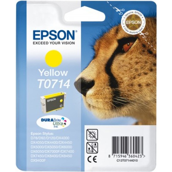 EPSON INK CARTRIDGE T0714 YELLOW