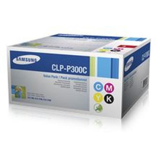 Samsung CLP-P300C toner cartridge 4 pc(s) Original Black, Cyan, Magenta, Yellow Samsung CLP-P300C toner cartridge 4 pc(s) Original Black, Cyan, Magenta, Yellow