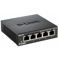 D-Link 5-Port Gigabit Unmanaged Desktop Switch D-Link 5-Port Gigabit Unmanaged Desktop Switch
