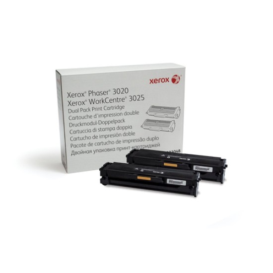 XEROX TONER PHASER 3020/WORKCENTRE 3025/3020 106R03048 ( TWIN ) XEROX TONER PHASER 3020/WORKCENTRE 3025/3020 106R03048 ( TWIN )