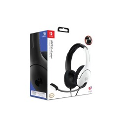 PDP - Wired Gaming Headset for Nintendo Switch Black/White LvL40 PDP - Wired Gaming Headset for Nintendo Switch Black/White LvL40