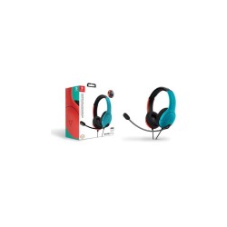 PDP - Wired Gaming Headset for Nintendo Switch Blue/Red LvL40 PDP - Wired Gaming Headset for Nintendo Switch Blue/Red LvL40