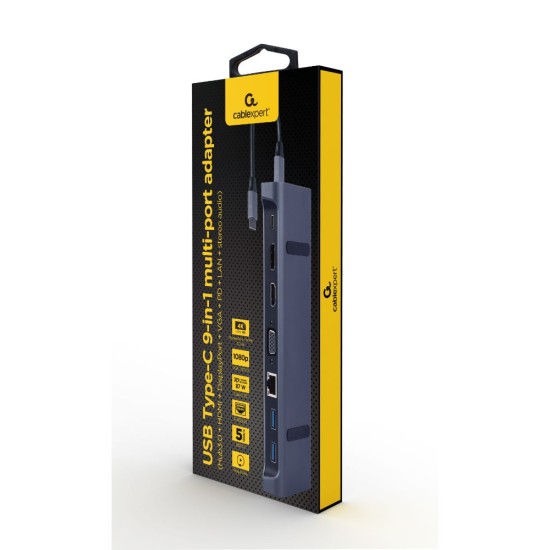 Cablexpert-Type-C 9-in-1 hub Cablexpert-Type-C 9-in-1 hub