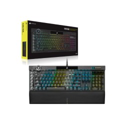 Corsair Wired Optical - Mechanical Gaming Keyboard K100 RGB OPX Switch - US Layout - Black - CH-912A01A-NA Corsair Wired Optical - Mechanical Gaming Keyboard K100 RGB OPX Switch - US Layout - Black - CH-912A01A-NA