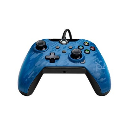 PDP - Wired Controller for Xbox Series X/S and PC Blue Camo PDP - Wired Controller for Xbox Series X/S and PC Blue Camo