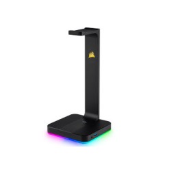 CORSAIR Premium Headset Stand ST100 RGB with 7.1 Surround Sound - Black CORSAIR Premium Headset Stand ST100 RGB with 7.1 Surround Sound - Black