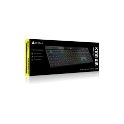 Corsair Wireless Ultra Thin Mechanical Gaming Keyboard K100 Air RGB - Cherry MX Ultra Low Profile Tactile - US Layout - CH-913A01U-NA Corsair Wireless Ultra Thin Mechanical Gaming Keyboard K100 Air RGB - Cherry MX Ultra Low Profile Tactile - US Layout - CH-913A01U-NA