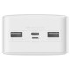 Baseus Bipow power bank with display 30000mAh 15W white (Overseas Edition) + USB-A - Micro USB cable 0.25m white (PPBD050202)