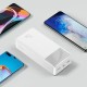 Baseus Bipow power bank with display 30000mAh 15W white (Overseas Edition) + USB-A - Micro USB cable 0.25m white (PPBD050202)