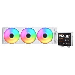 COUGAR CPU Water Cooling Poseidon Vistek Pro 360, ARGB, White