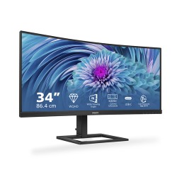 Philips E Line 346E2CUAE/00 computer monitor 86.4 cm (34\") 3440 x 1440 pixels Wide Quad HD+ LCD Black
