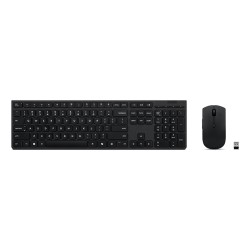 Lenovo 4X31R64351 keyboard Mouse included Office RF Wireless + Bluetooth US English Black