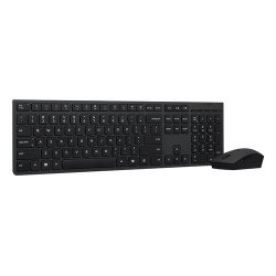Lenovo 4X31R64351 keyboard Mouse included Office RF Wireless + Bluetooth US English Black