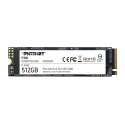 PATRIOT P300 512GB M2/2280P CIe3x4/NVMe 1700/1200MBs PATRIOT P300 512GB M2/2280P CIe3x4/NVMe 1700/1200MBs