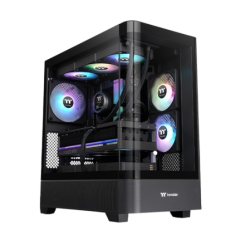 Thermaltake View 290 TG ARGB/Black/Win/SPCC/TG/Curved TG Front Panel120mm ARGB Lite fan*1+ 120mm ARGBLite reverse fan*2/Brown Bo