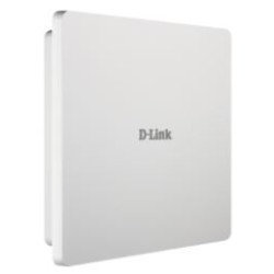 DLINK ACCESS POINT, WIRELESS OUTDOOR PoE AC1200, DUAL BAND 300 MBPS 2.4 GHz, 867 MBPS 5 GHz, 802.11ac, BRIDGE, WDS, CLIENT, 2X GBE PORTS (1x POE), 2 X 6dBi HIGH POWER ANTENNAS, IP68 WEATHERPROOF
