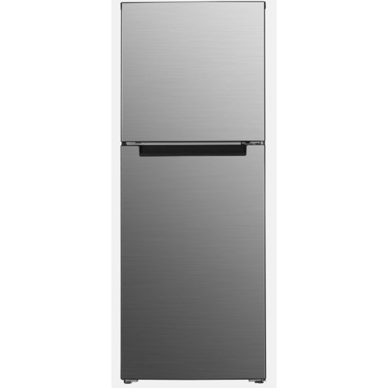 HYUNDAI REFRIGERATOR TOP FREEZER, 2-DOOR, E, NO FROST, 217L, 0.67KWH, 39DB, ICE BOX, ELECTRONIC SYSTEM, HxWxD 1.43x0.55x0.56, INOX HYUNDAI REFRIGERATOR TOP FREEZER, 2-DOOR, E, NO FROST, 217L, 0.67KWH, 39DB, ICE BOX, ELECTRONIC SYSTEM, HxWxD 1.43x0.55x0.56, INOX