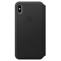 APPLE LEATHER FOLIO BLACK FOR IPHONE XS MAX